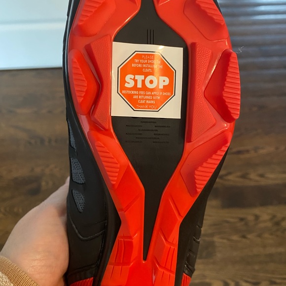 Mens Zol mountain biking/indoor spinning shoes w/ bonus heart rate monitor - Picture 3 of 4